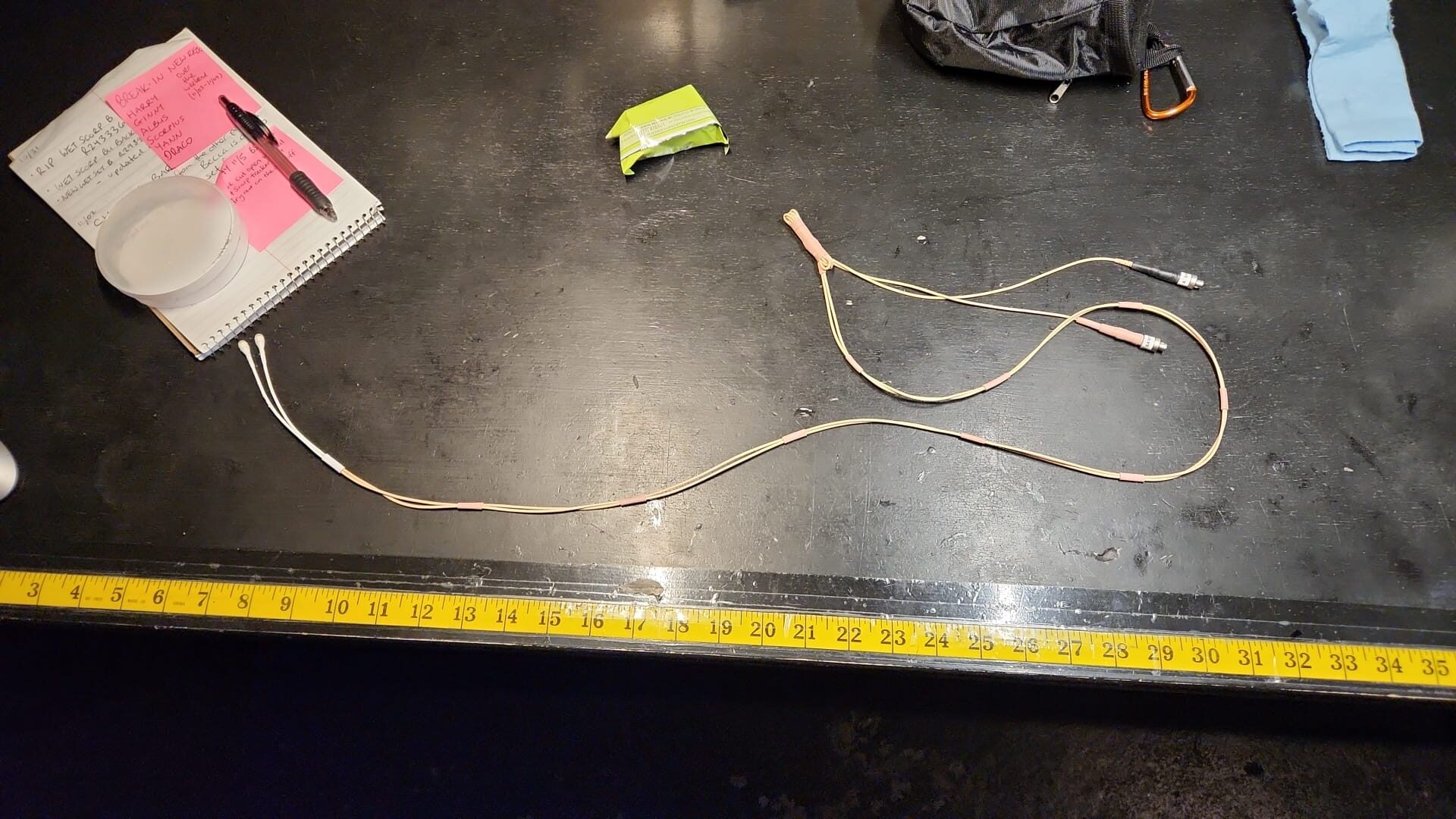 A fresh new double-rig for one of our lead actors, built by yours truly.