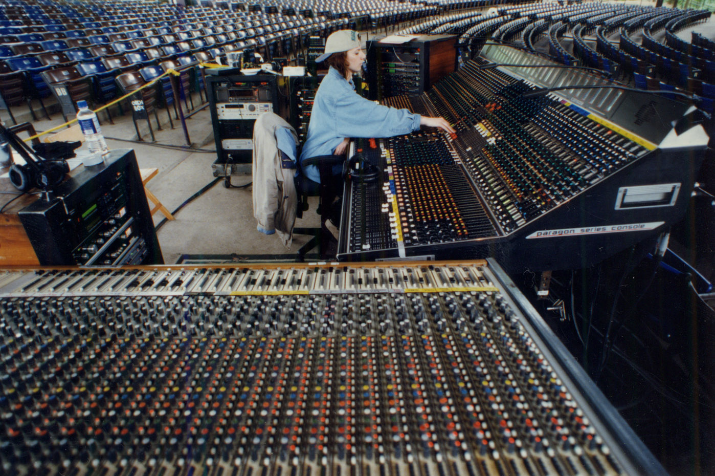 Mixing FOH for Indigo Girls in 1998
